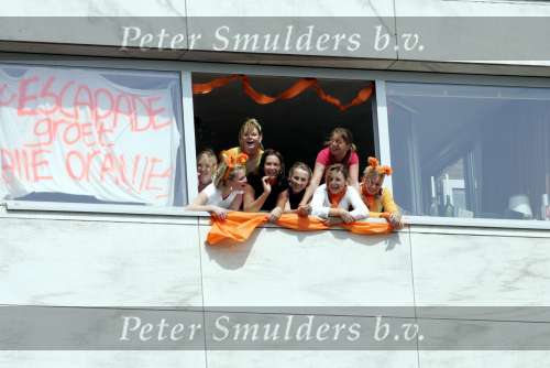 Groningen 30 april 2004
Koninginnedag 2004 in Warffum (Groningen)
publiek