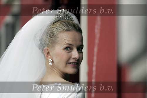 Delft 24 april 2004
Trouwen Prins Friso en Mabel Wisse Smit in stadhuis Delft.