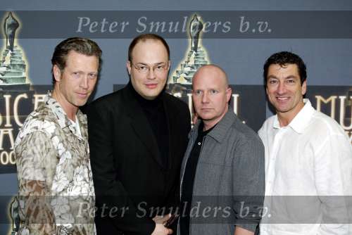 Amsterdam 28 april 2004
Lunch nominaties Musical Awards in Amsterdam.
Hajo Bruins Marc Krone Marcel Jonker en Paul Vaes
 Peter Smulders bv