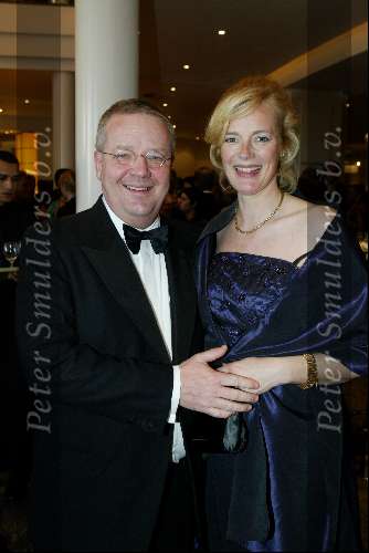 Scheveningen 4 april 2004
Premiere Lion King in Kurhaus.
Marijke Schaaphok zwanger met haar man Guido Maas