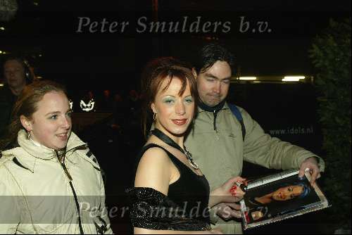 Scheveningen 4 april 2004
Premiere Lion King in Kurhaus.
Marlies idols