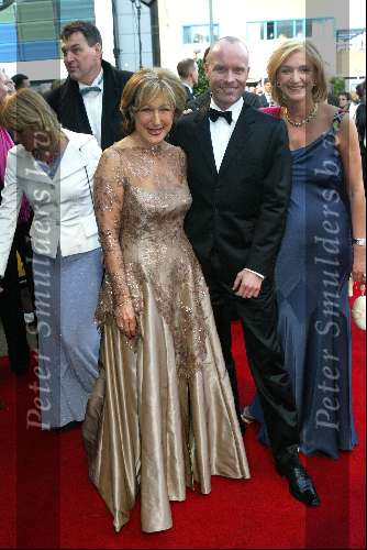 Scheveningen 4 april 2004
Premiere Lion King in Kurhaus.
Mart Visser  met Karin Verstraeten