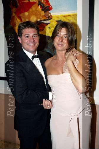 Scheveningen 4 april 2004
Premiere Lion King in Kurhaus.
Martijn Krabbe met zijn zwangere vriendin Amanda