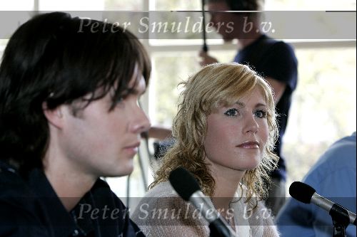 Utrecht 26 april 2004
Persconferentie Idols finalisten Maud Idols in schouwburg Utrecht.