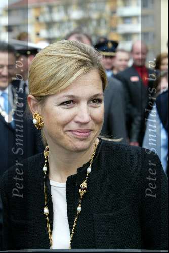Amsterdam 21 april 2004
Prinses Maxima op bezoek bij huiskamer project in Amsterdam