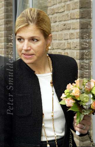 Amsterdam 21 april 2004
Prinses Maxima op bezoek bij huiskamer project in Amsterdam