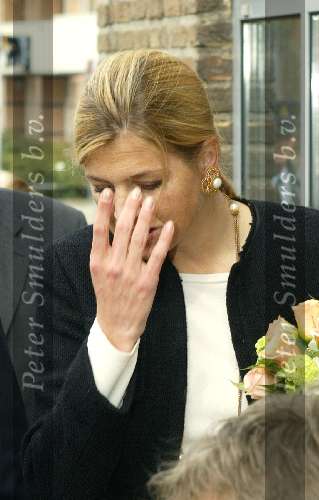 Amsterdam 21 april 2004
Prinses Maxima op bezoek bij huiskamer project in Amsterdam
