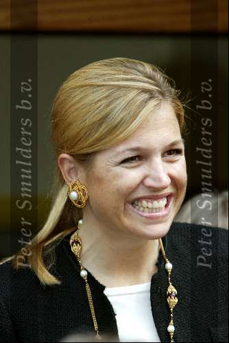 Amsterdam 21 april 2004
Prinses Maxima op bezoek bij huiskamer project in Amsterdam