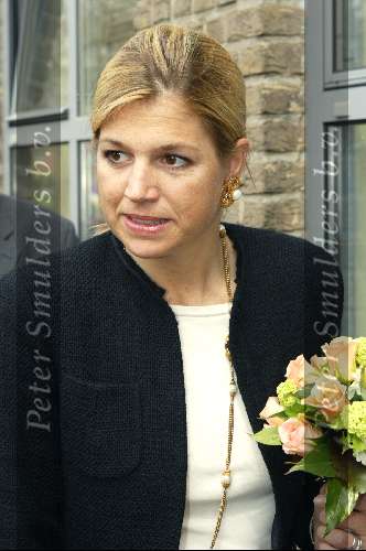 Amsterdam 21 april 2004
Prinses Maxima op bezoek bij huiskamer project in Amsterdam