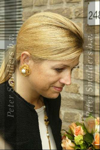 Amsterdam 21 april 2004
Prinses Maxima op bezoek bij huiskamer project in Amsterdam