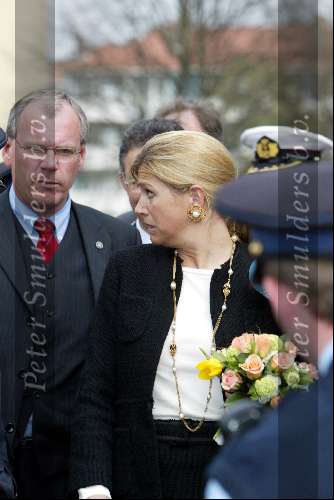 Amsterdam 21 april 2004
Prinses Maxima op bezoek bij huiskamer project in Amsterdam