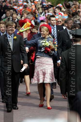 Warffum 30 april 2004
Koninginnedag 2004 in Warffum (Groningen)
Maxima met Prins Willem Alexander.