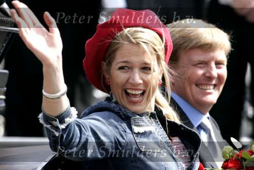Groningen 30 april 2004
Koninginnedag 2004 in Warffum (Groningen)
Prinses Maxima in koets