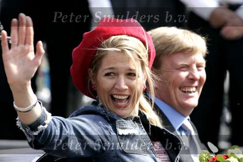 Groningen 30 april 2004
Koninginnedag 2004 in Warffum (Groningen)
Prinses Maxima in koets