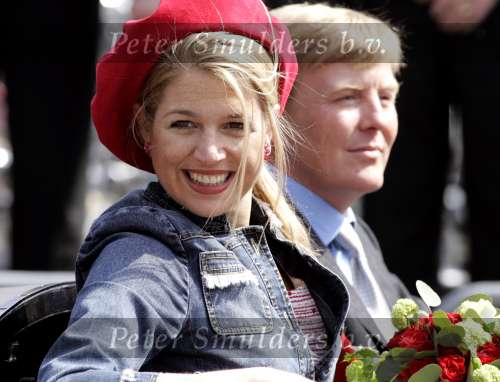 Groningen 30 april 2004
Koninginnedag 2004 in Warffum (Groningen)
Prinses Maxima in koets