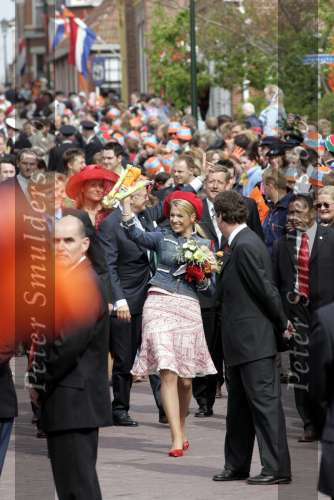 Groningen 30 april 2004
Koninginnedag 2004 in Warffum (Groningen)
Maxima met Prins Willem Alexander