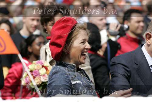 Warffum 30 april 2004
Koninginnedag 2004 in Warffum (Groningen)
Prinses Maxima lachend