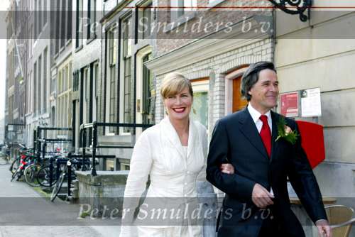 Amsterdam 28 april 2004
Mieke v d Weij trouwen met Sijbel Noorda