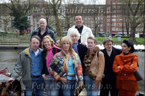 Amsterdam 19 april 2004
Presentatie cd voor Unicef in Hotel Americain.
Joke Bruijs Bob Fosko  Paul v Vliet Gordon Laura Fygi Frans v Deursen Ricky Koole