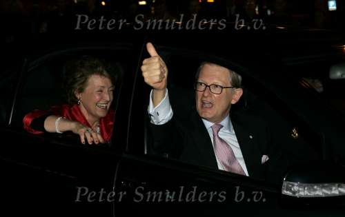 Scheveningen 29 april 2004
65e verjaardag van Pieter v Vollenhoven in het circustheater.
Prinses Margriet met Pieter v Vollenhoven