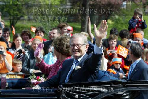 Groningen 30 april 2004
Koninginnedag 2004 in Warffum (Groningen)
Pieter v Vollenhoven in  koets