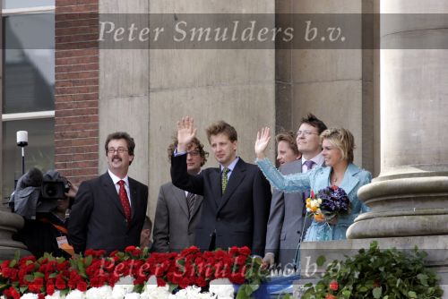 Warffum 30 april 2004
Koninginnedag 2004 in Warffum (Groningen)
Prins Bernhard jr Prins Floris Prins Pieter Christiaan Prins Constantijn en Prinses Laurentien