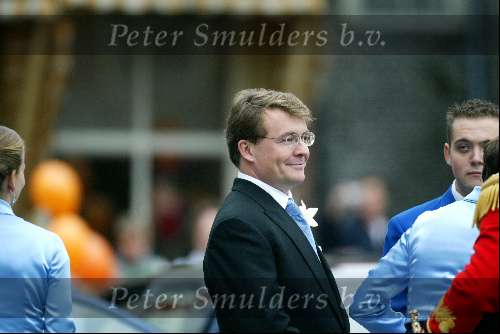 Delft 24 april 2004
Trouwen Prins Friso en Mabel Wisse Smit in stadhuis Delft.
Peter Smulders bv