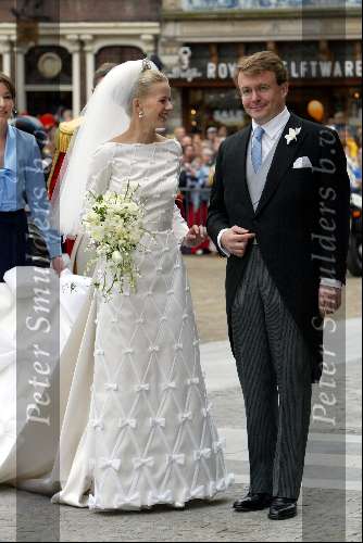 Delft 24 april 2004
Trouwen Prins Friso en Mabel Wisse Smit in stadhuis Delft.