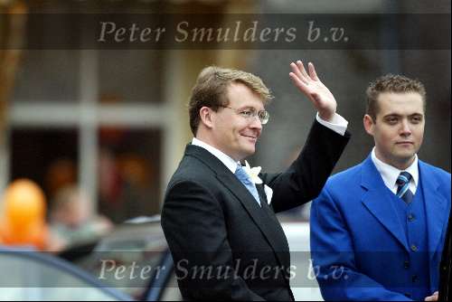 Delft 24 april 2004
Trouwen Prins Friso en Mabel Wisse Smit in stadhuis Delft.