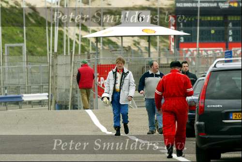 Zandvoort 9 april 2004
Prins Pieter Christiaan racen op  circuit zandvoort