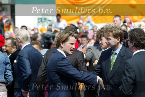 Groningen 30 april 2004
Koninginnedag 2004 in Warffum (Groningen)
Prins Pieter Christiaan en Prins Floris
