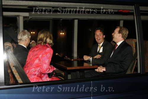 Scheveningen 29 april 2004
65e verjaardag van Pieter v Vollenhoven in het circustheater.
Prins Carlos  met Prinses Carolina en haar vriendje