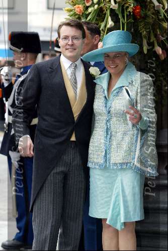 Delft 24 april 2004
Trouwen Prins Friso en Mabel Wisse Smit in stadhuis Delft.
Prinses Laurentien en Prins Constantijn