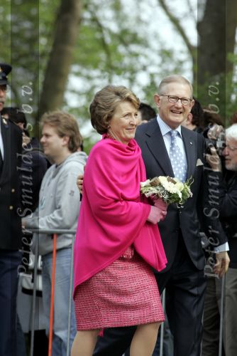 Groningen 30 april 2004
Koninginnedag 2004 in Warffum (Groningen)
Prinses Margriet   met Pieter v Vollenhoven