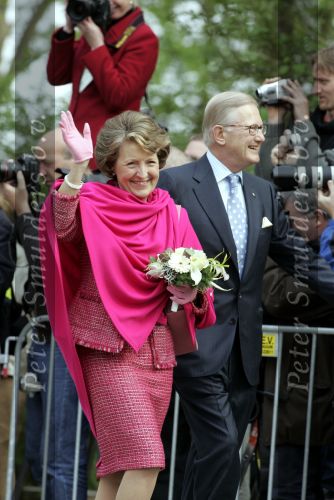 Groningen 30 april 2004
Koninginnedag 2004 in Warffum (Groningen)
Prinses Margriet   met Pieter v Vollenhoven