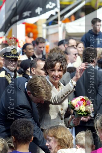 Groningen 30 april 2004
Koninginnedag 2004 in Warffum (Groningen)
Prinses Marilene en Prins Floris
