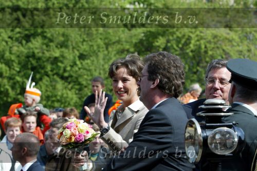 Groningen 30 april 2004
Koninginnedag 2004 in Warffum (Groningen)
Prinses Marilene op koets