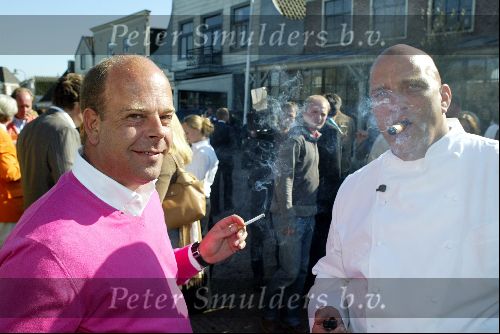 Ouderkerk aan de Ijssel 24 april 2004
Opening Klein Paardenburg in Ouderkerk aan de Amstel.
Rene Bloem met chefkok