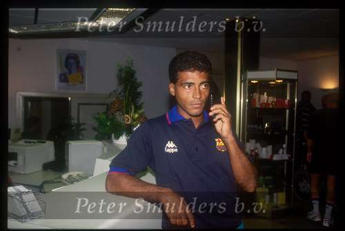 Romario spelend voor FC Barcelona