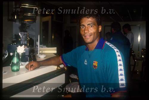 Romario spelend voor FC Barcelona