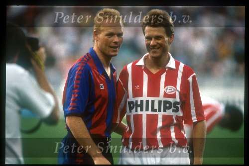 Erwin Koeman met zijn broer Ronald koeman