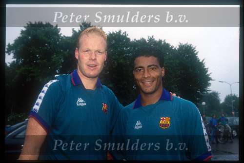 Romario met Ronald koeman
beide spelend voor FC Barcelona