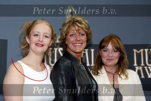 Amsterdam 28 april 2004
Lunch nominaties Musical Awards in Amsterdam.
Ellen Pieters Simone Kleinsma en Hilke Bierman