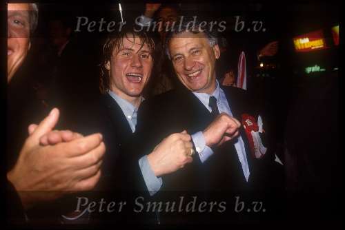 Twan Scheepers met bobby Robson