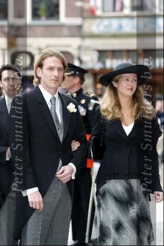 Delft 24 april 2004
Trouwen Prins Friso en Mabel Wisse Smit in stadhuis Delft.
Willemijn Verloop zwanger met man