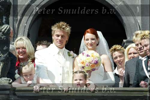 Vlaardingen 20 april 2004
Winston Post en Denise v Rijswijk trouwen op stadhuis Vlaardingen.