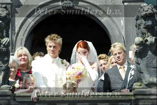 Vlaardingen 20 april 2004
Winston Post en Denise v Rijswijk trouwen op stadhuis Vlaardingen.
