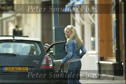 Amsterdam 9 april 2004
Zlatan Ibrahimovic met vriendin op PC hooftstraat