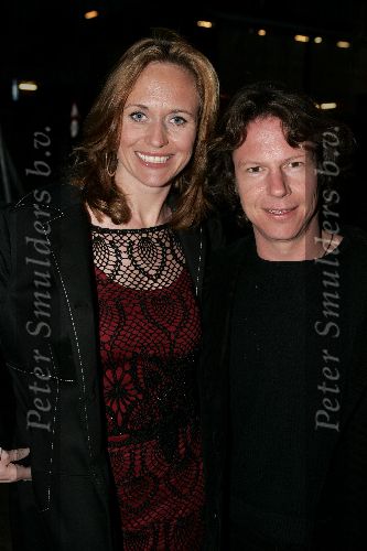 Amsterdam 11 april 2005
Feest op supperclub boot.
Ariane Spier met vriend