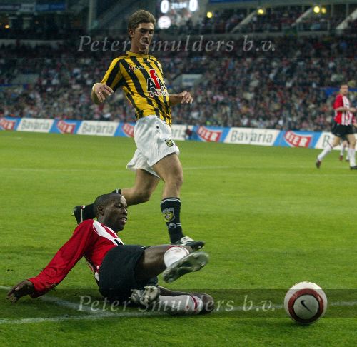 Eindhoven, 23 April 2005 Kampioenswedstrijd PSV-Vitesse, eindstand 3-0
DaMarcus Beasley.
